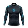 SCUBAPRO Maglia a Maniche Lunghe Rash Guard Uomo Protezione UV Maglietta da Nuoto Surf Diving Snorkeling Sport Acquatici