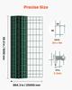 Farm Fence, 1 x 25 m, 2 x 4 in Mesh 2.1mm Galvanized Steel Wire Fencing for Cattle, Hog & Sheep, Heavy Duty Vinyl Coated Livestock Fence for Animal