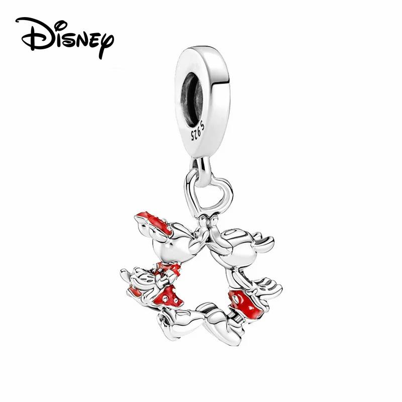 Disney Nový 925 Sterlingové Stříbro Medvídek Pú Steh Tygřík Visací Korálek fit Originální Náramek DIY Festival Dárek pro Ženy na Večírek