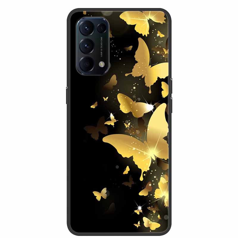 Funda Für OPPO A74 Telefon Fall Abdeckung Schwarz Silikon Weiche Rückseitige Abdeckung Fall Für OPPO A74 F19 A54 Fall Coque für OPPO A74 EINE 74 Fall