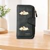 Duckling Holding Bread Long Zipper Wallet, Large Capacity Card Holder, Unisex Clutch Bag, Fashionable Zipper Coin Purse, Suitable for Daily Use, A