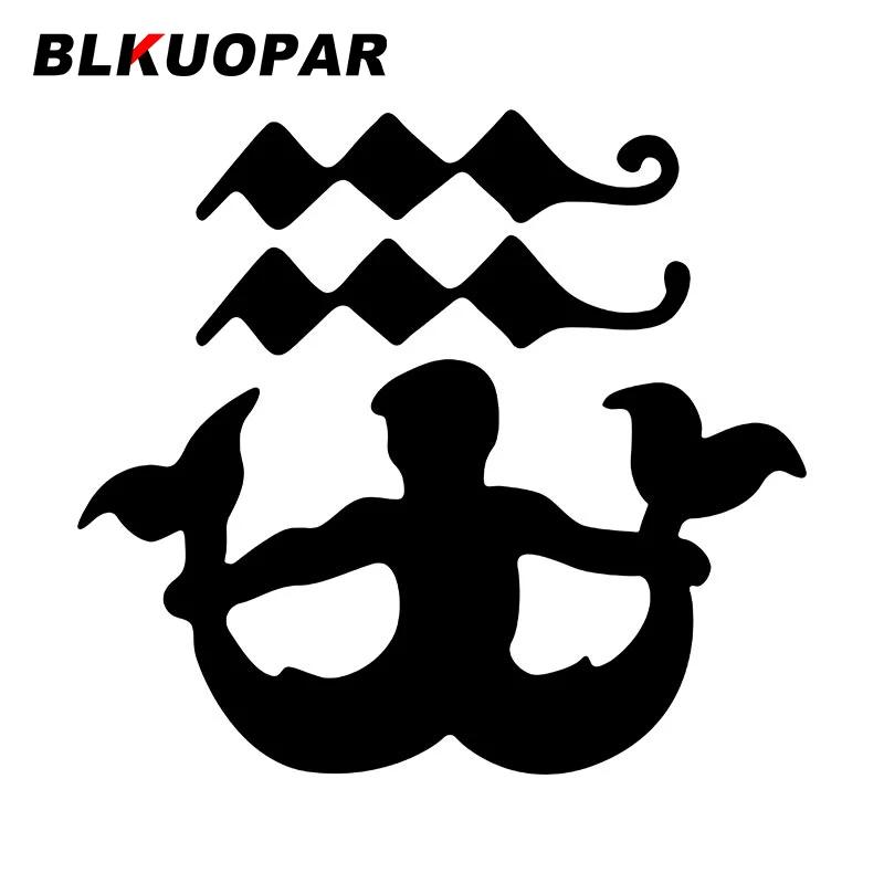 BLKUOPAR Zodiac Sign Aquarius Car Sticker Decal Surfboard Graphics RV Car Lable  Occlusion Scratch  Windows Trunk Laptop Bumper