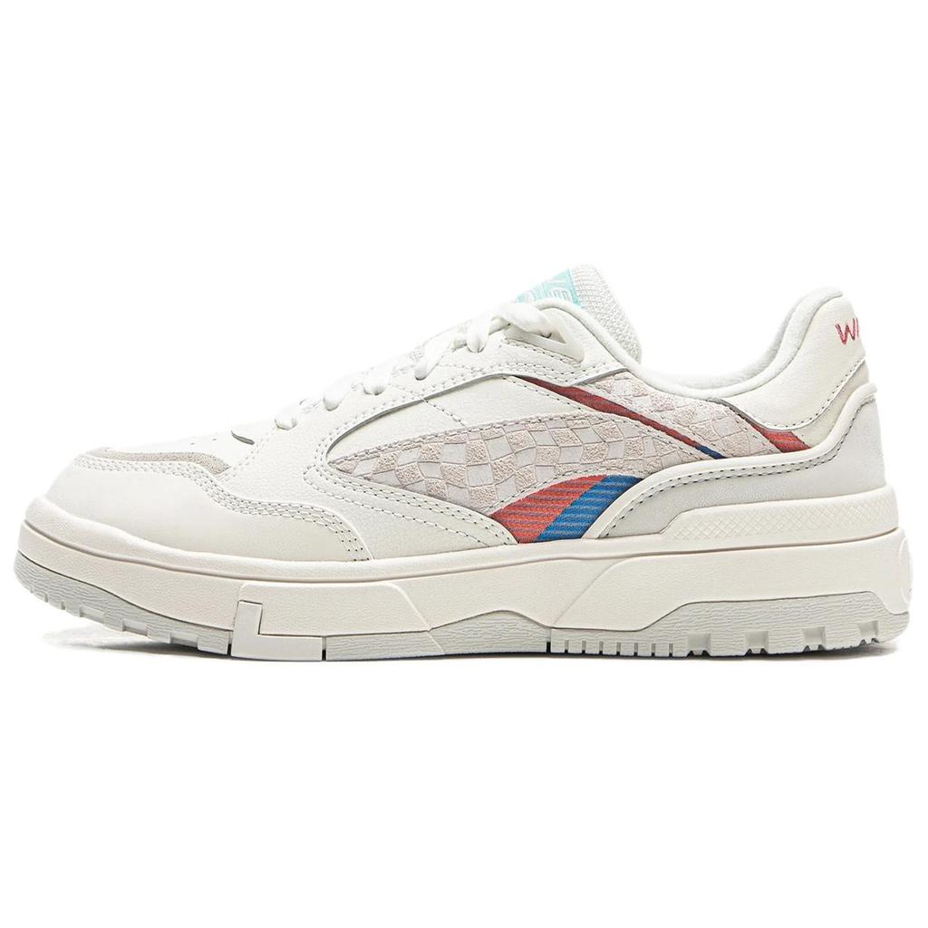 Li Ning Wave LOW Wear resistant And Lightweight Low top Skateboard Shoes Women's White Gray AGCV264-1