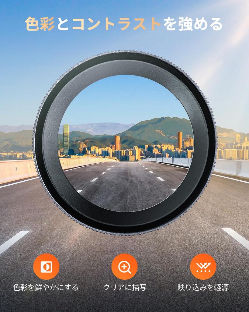 70mai CPL Polarizing Filter for Dash Cams Omni Compatible (4K - CPLX800)