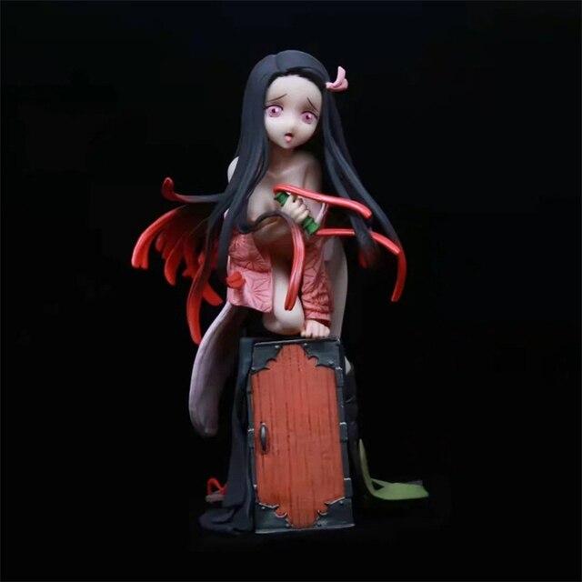 20cm Anime Demon Slayer Figure Kamado Nezuko Pvc Action Figure Toys Collectible Model Toys Kid Gift