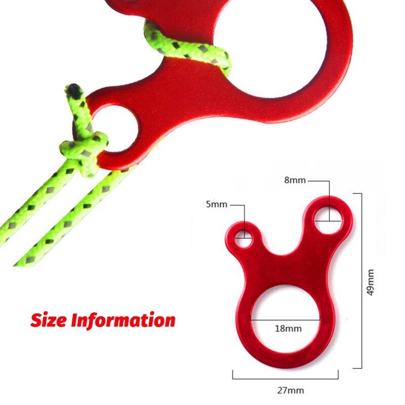 Outdoor Carabiner Outdoor Rope Tool Snail Wind Rope Buckle Slip