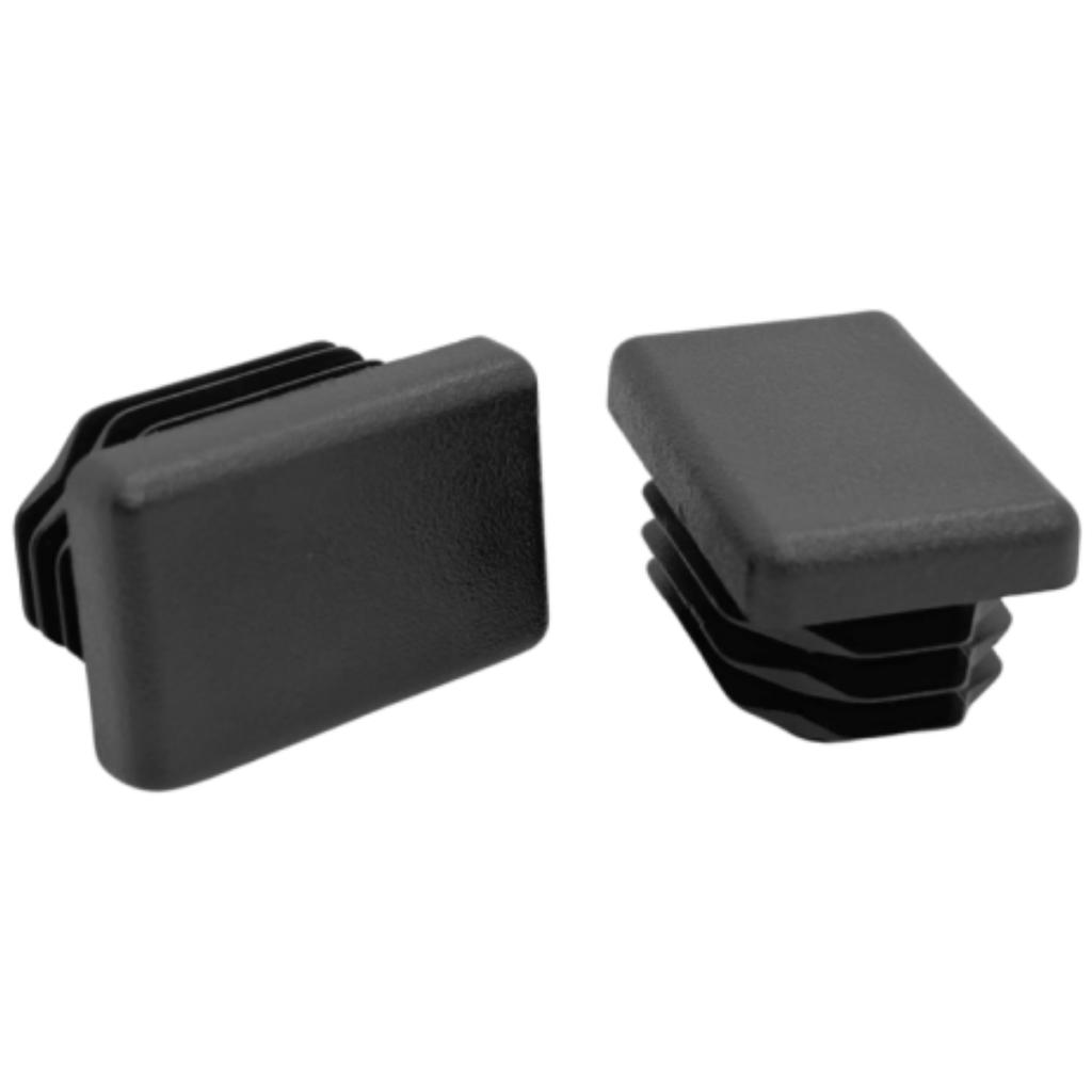 Internal cap for profile post roof 40x20 50 PCS BLACK