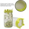 Bean Sprout Filter Food Grade Sturdy Stainless Steel Germination Kit Sprouter for Farm