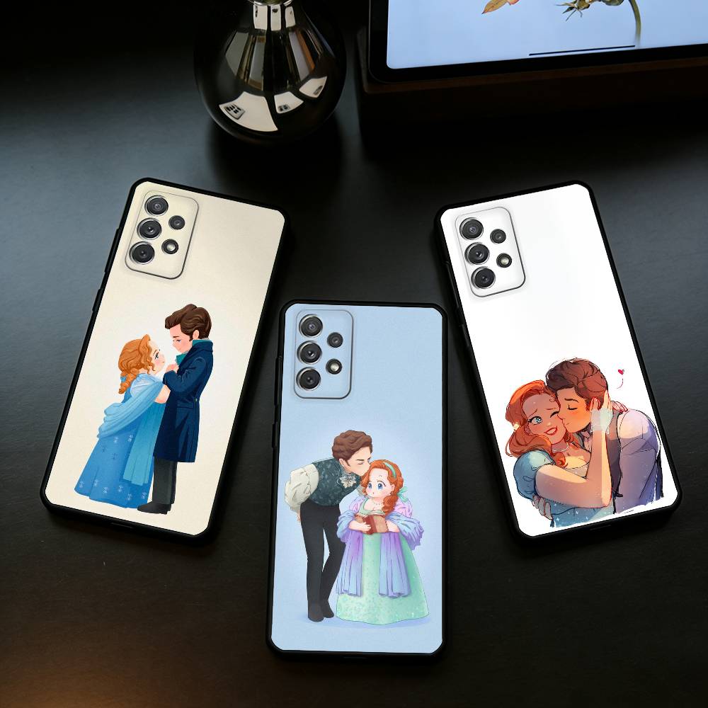Colin And Penelope Fanart Phone Case For Samsung Galaxy A73,A72,A71,A70,A53,A52,A51,Soft Silicone Black Cover