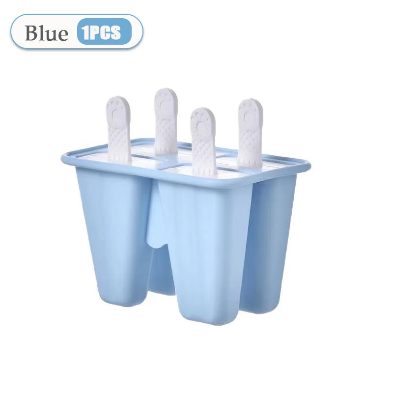 

Popsicle Molds 4 Pieces Silicone Ice Pop Molds BPA Free Popsicle Mold Reusable Easy Release Ice Pop Make Homemade Ice Cream