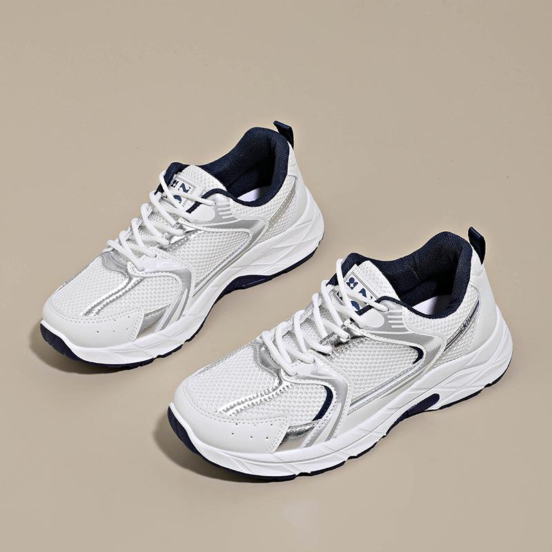 Large Size Dad Shoes Women's Spring and Autumn New Fashionable Thick-soled Lightweight Mesh Breathable Korean Version of Versatile Casual Sports Shoes
