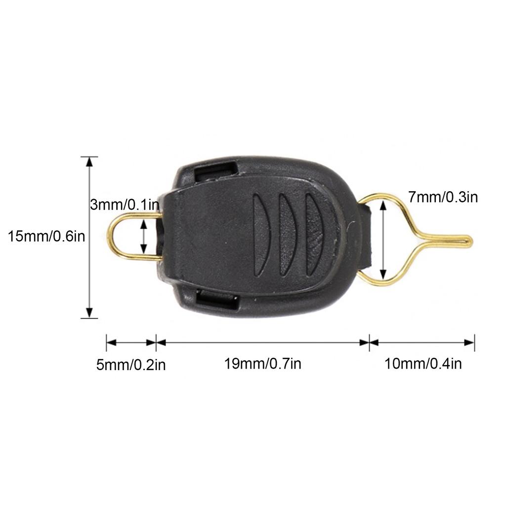 5PCS Fishing Line Stopper Baitcasting Reel Fishing Line Clip Holder Buckle Fishing Accessories