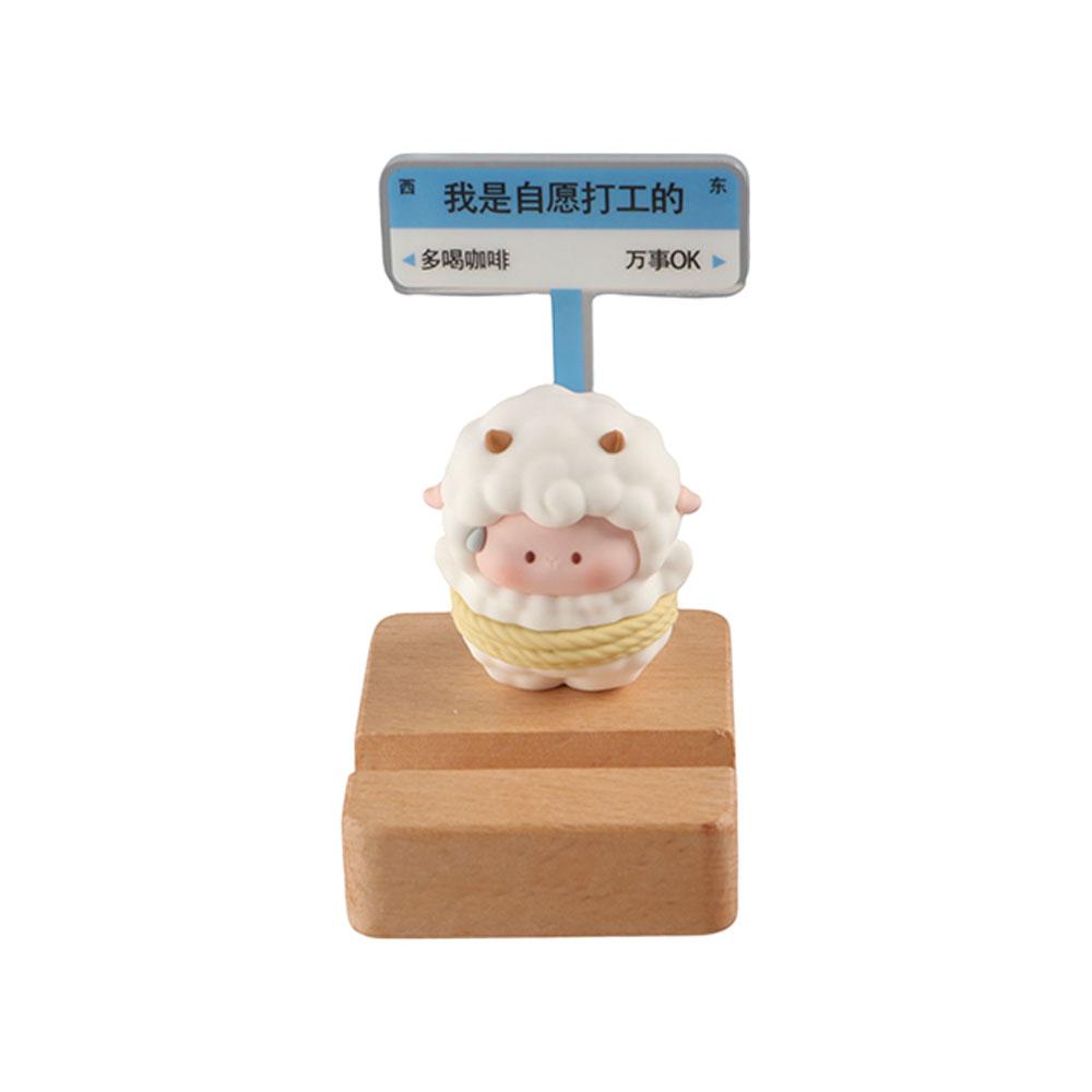 

Frog Capybara Phone Holder Figure Model Capybara Cell Phone Bracket Desktop Ornaments sheep