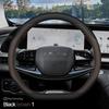 High Leather Braid On Car Auto Steering Wheel Cover Wrap for Exeed Yaoguang LX RX TXL VX TX D Type Steering Wheel Holder