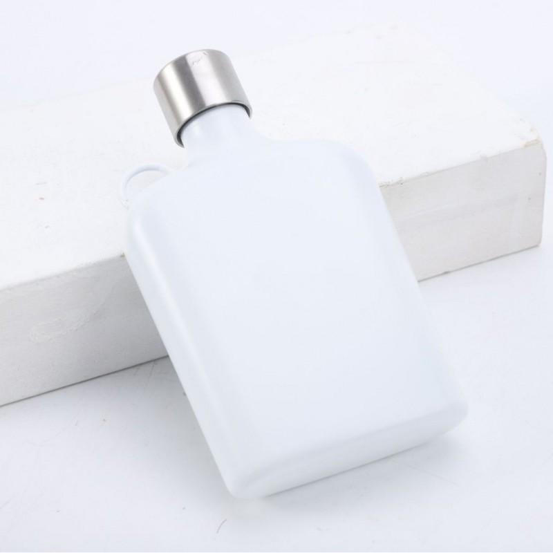 304 Stainless Steel Flask Portable Outdoor Pocket With Ear Camping Hiking