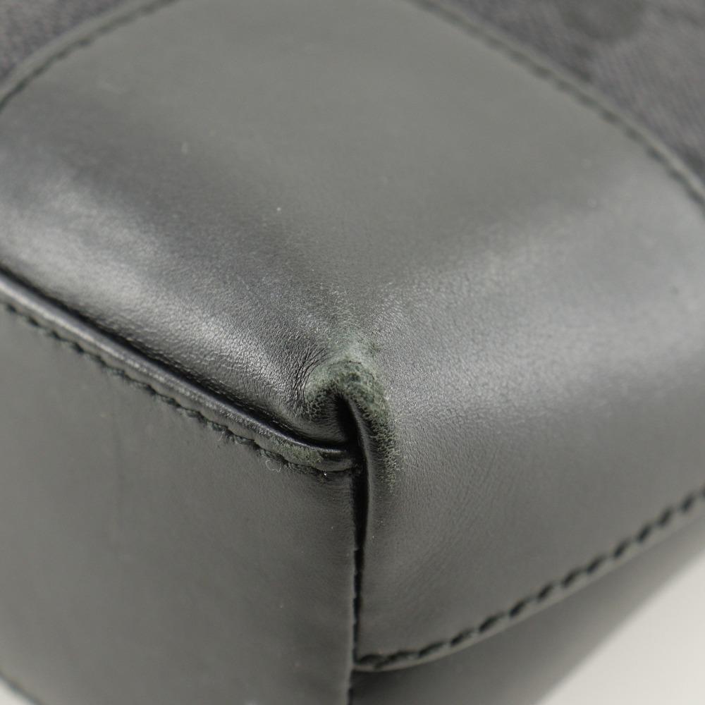 Gucci One Belt Schultertasche 001.4231 schwarz GG Canvas Damen Gebraucht