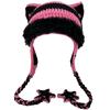 Cartoon Kitten Hat Skiing Photo Props Halloween Thick Hat Adults Kids
