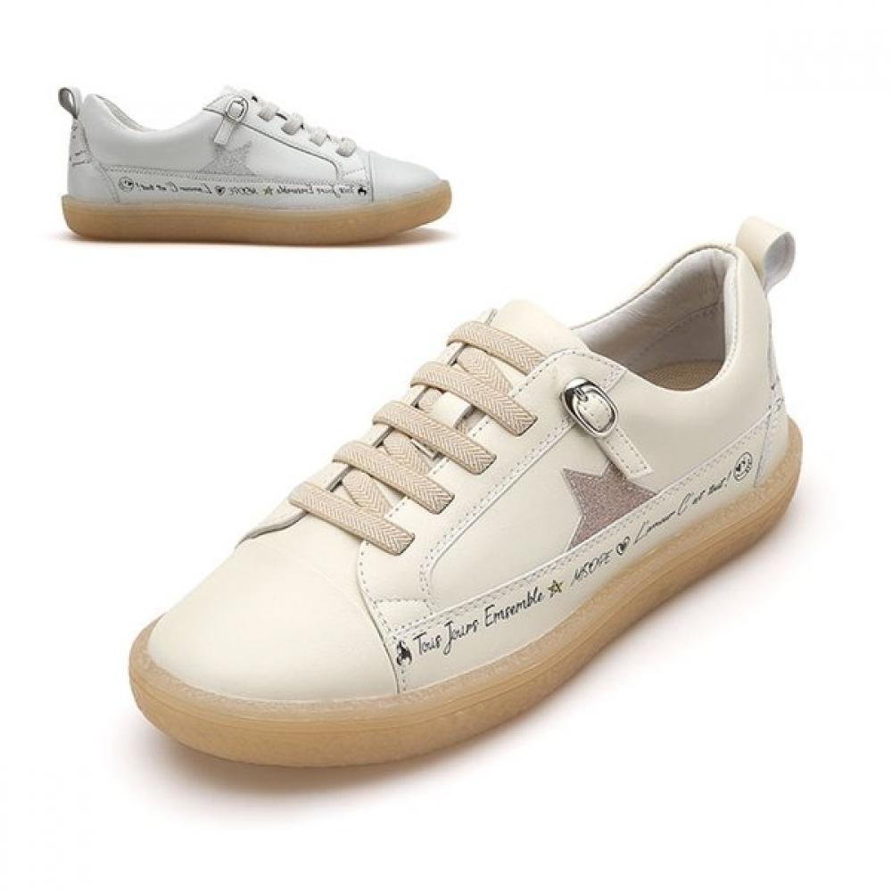 Misope Women Sneakers 2.5cm 2colors 012310006 Ivory/225