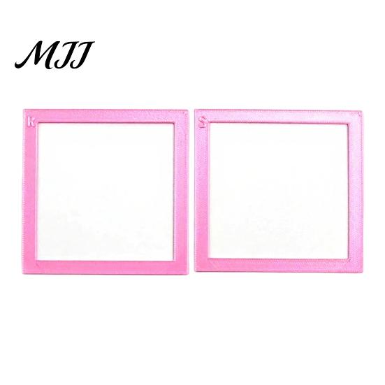 Rhinestone Painting Alignment Tool 2Pcs Art Positioning Frame, & Straight DIY Craft Supplies Edge Ruler, 3D Printed Auxiliary Frame for Crafts Ruler