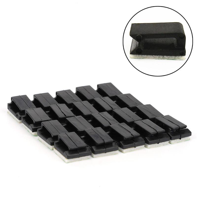 Car Self Adhesive Cable Clip Auto Driving Recorder Wire Management Clamps GPS Data Line Organizer Cord Tie Holder Fixed Clips