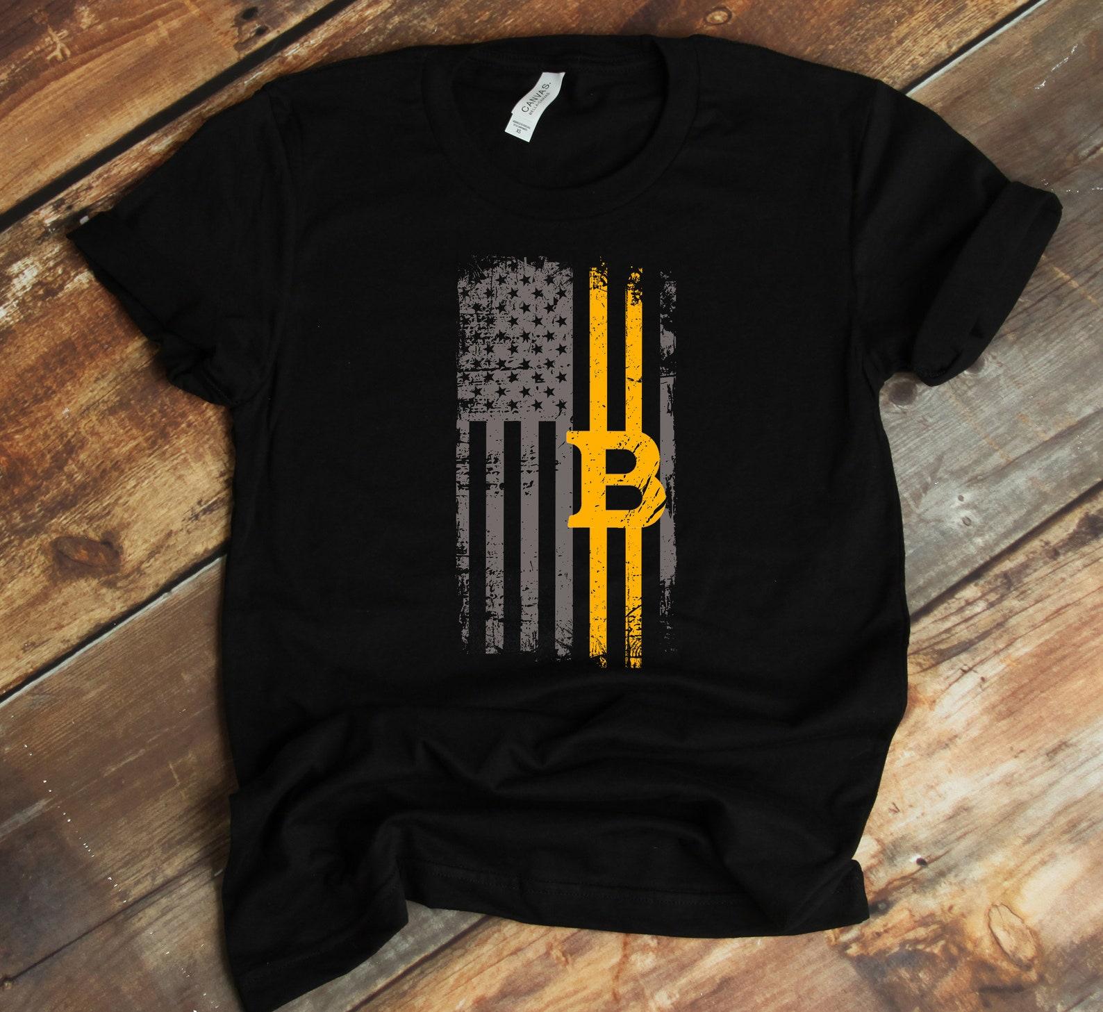 American Bitcoin T-Shirt, Bitcoin Shirt, Blockchain Tee, Cryptocurrency T-shirt, Tank-top, T-shirt, Crypto Tee, Ethereum, BTC 3XL