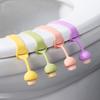 1pc Silicone Toilet Seat Cover Lid Lifter Mushroom Shape Ring Flapper Handle Holder Household Bathroom WC Accessories Avoid Touching