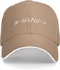 God is Greater Than Highs and Lows Arrow Graphic Baseball Cap Polyester Adjustable Unisex Adults