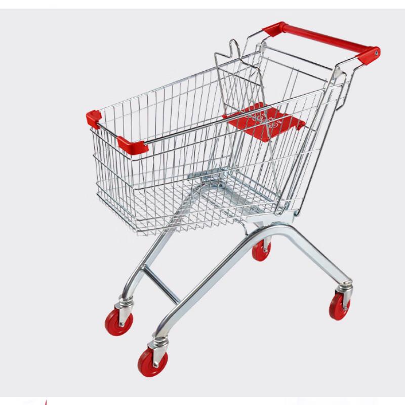 Sushih 180L Metal Shopping and Warehouse Cart
