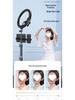 Dual Phone Tripod with Fill Light for Outdoor Live Streaming & Multi-Angle Photography