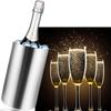 Stainless Steel Bar Tool Home Kitchen Barware Wine Bottle Cooler Beer Holder Ice Bucket Wine Bucket