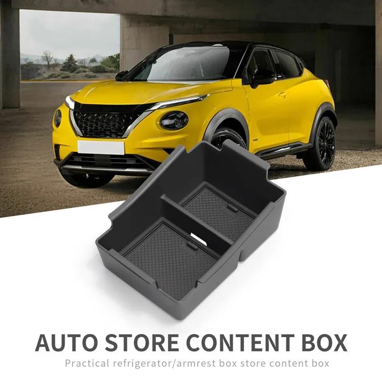 For Nissan Juke 2020-2025 Center Console Armrest Storage Box Tray Car Organizer Stowing Tidying Accessories