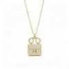 Luxe Diamant 'H' Tas Ketting: Stijlvolle en Elegante Sleutelbeenketting