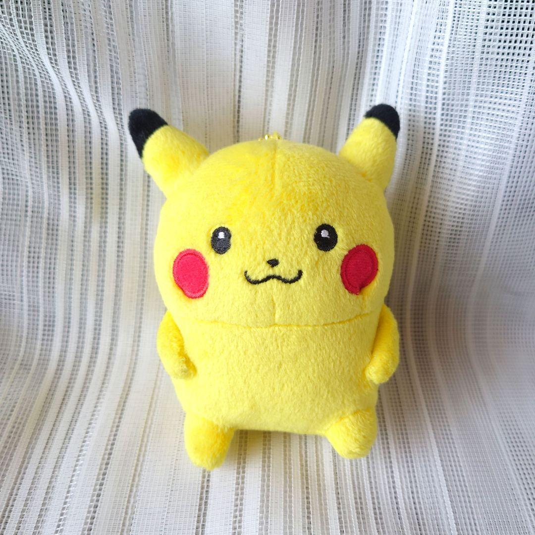 24 Hours Pokemon CHU Nagano Pikachu Plush Toy Mascot Keychain