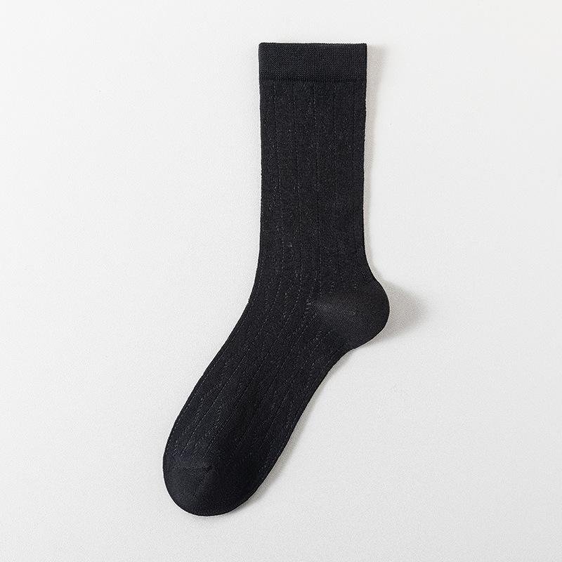 Einfarbige Sommer-Netz-Stulpen für Damen, Leichter Sommerstil, Wadenlang, Atmungsaktive Socken