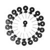 50-piece/set Electric Fence Insulators Screw-In Rings Insulators Electric Fence Accessories Suitable for Wood Post