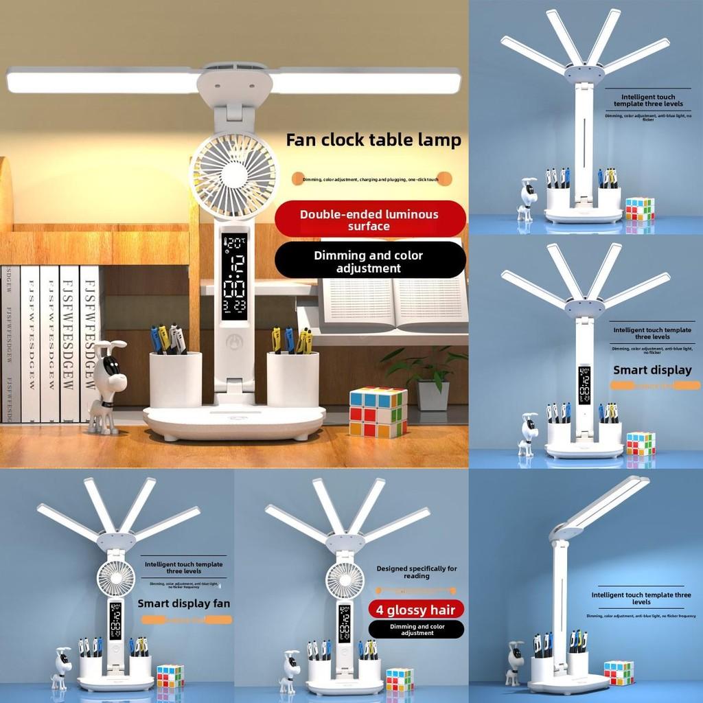 Led Desk Lamp Students Touch Dimming Night Light Bedroom Study Room Supplies