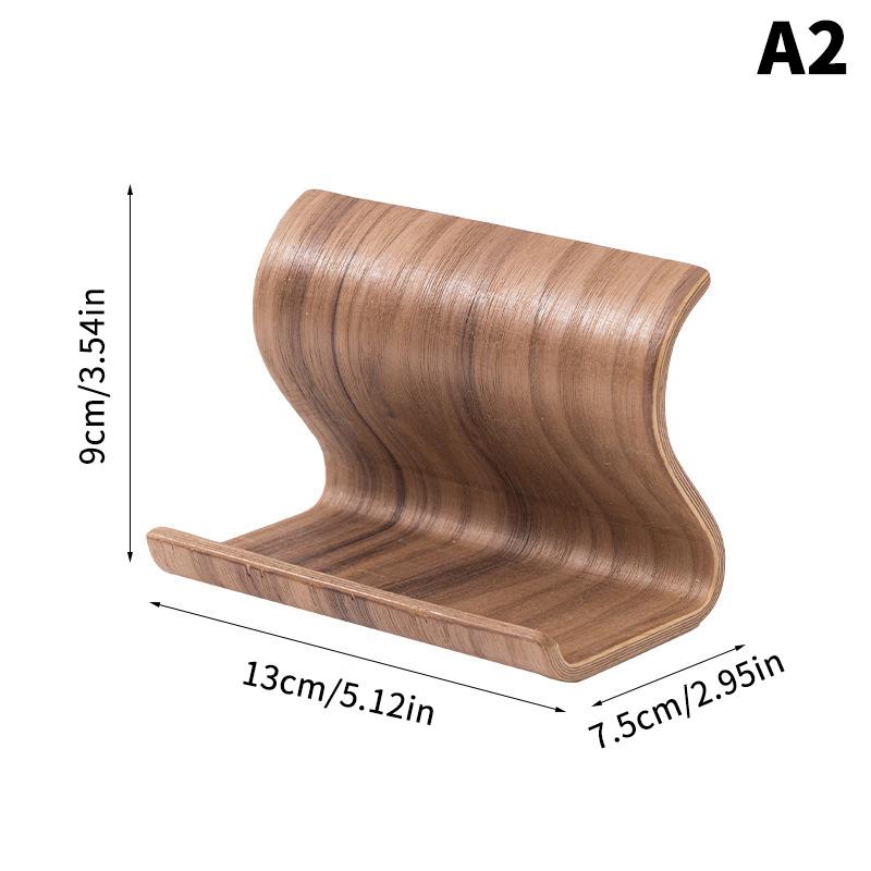 

Многофункциональная подставка для телефона из массива дерева, подставка для планшетного ПК, стойка для визиток для ресепшена, креативный декор для дома и офиса