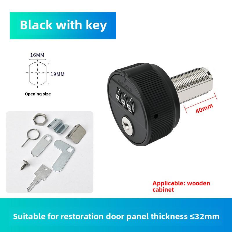 Blocare mecanică cu parolă cu came pentru dulap cu două uși