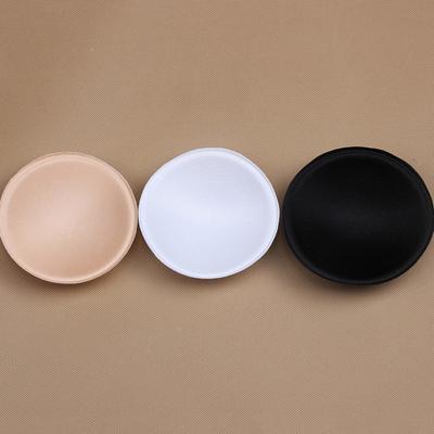 1 Pair Round Sponge Push Up Bra Pads for Women Latex Feel Invisible Insert Swimsuit Bikini Breast Enhancers Chest Cup Pads Accessories for Daily Wear