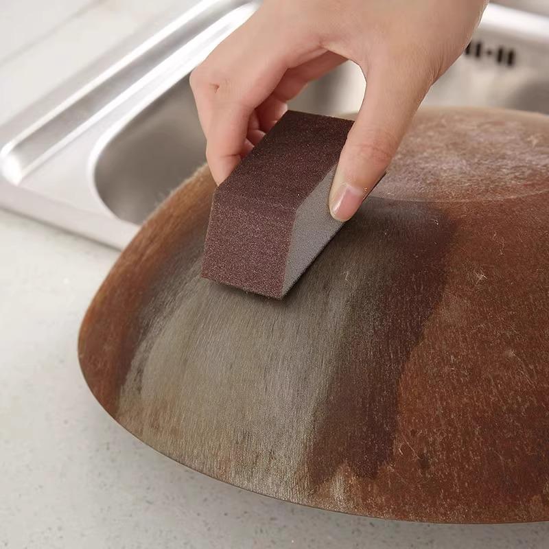 5-Pack Carborundum Magic Sponge Erasers for Kitchen Rust & Stain Removal