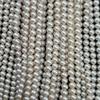 1String, White Natural Freshwater Pearls, Handmade Near Round Pearl Beads for Jewelry Making DIY Crafts (Beads 7.5-8.5mm, Length 36cm)