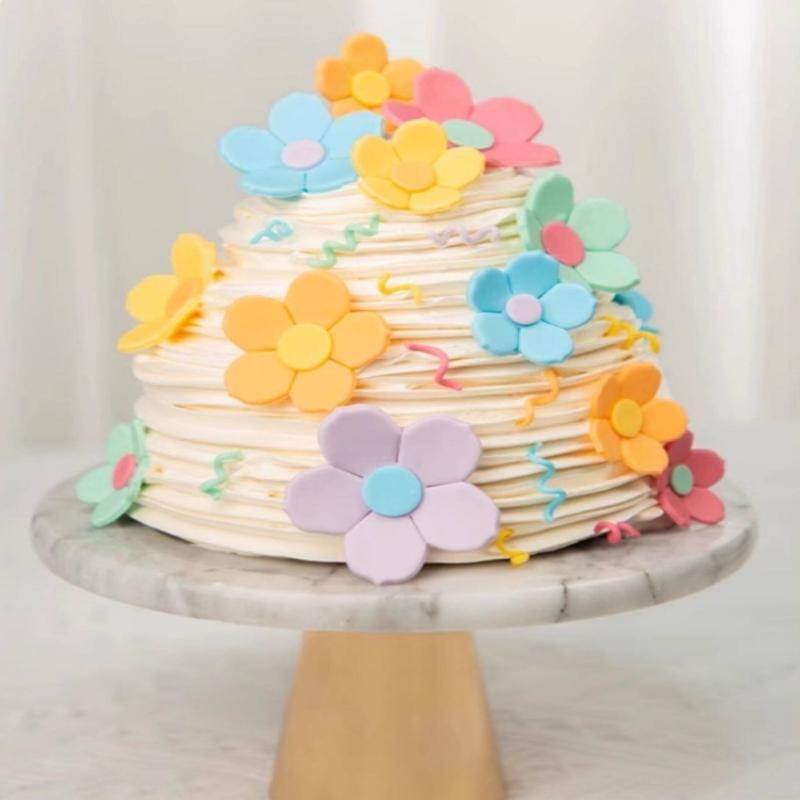 

9Pcs Flower Fondant Cutter Cookie Cutters For Sugarcraft Petal Fondant Flower Cutter Set For Cake Cupcake Decoration 9PCS