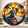 Vintage Metal Tin Sign Retro Wall Art Decor 20x20cm