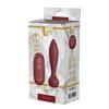 Vibrateur - Dream Toys - Romance Romy - Rouge bordeaux - Accents dorés - Stimulation intense