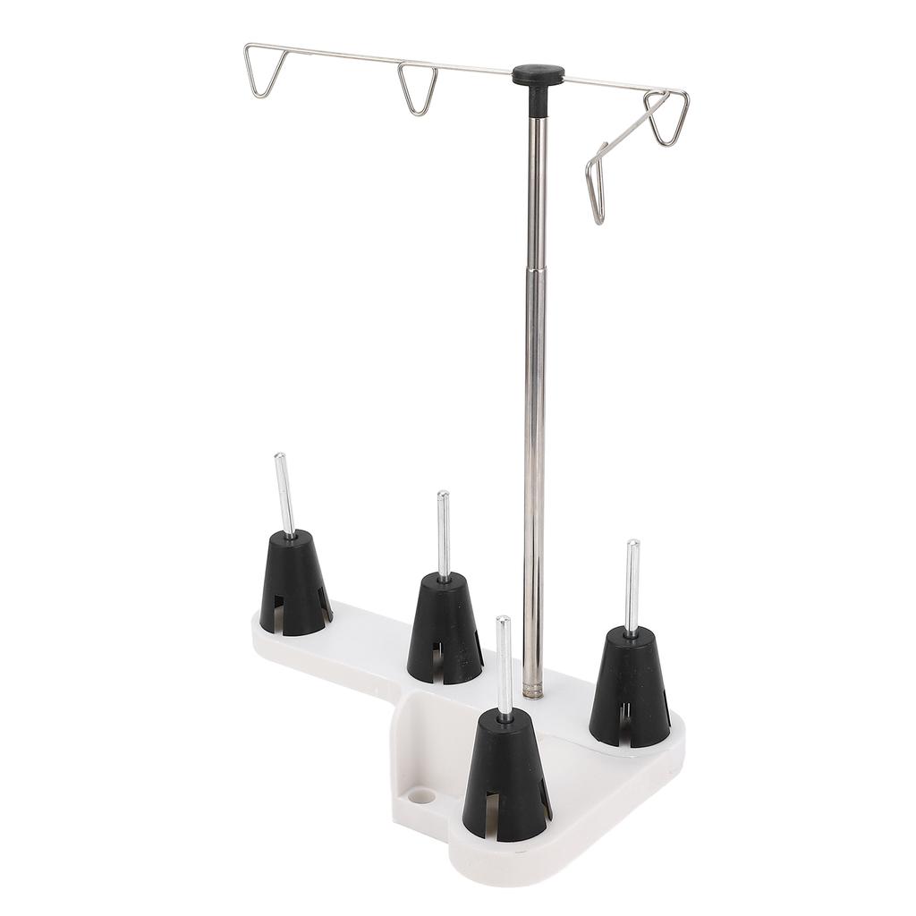 4 Spools Thread Holder Plastic and Stainless Steel Multipurpose Spool Stand for Household Sewing Mac
