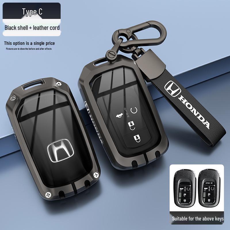 Honda Key Case Compatible with CRV, Civic, Accord, XRV, Vezel, Avancier, Breeze, UR-V, and Spirior Models