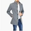 Woolen coat men's thickened stand-up collar jacket order surge woolen trench coat wish outdoor leisure