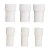 10 Pair Saliva Ejector Weak Strong Suction Converter Disposable White Oral Suction Ejector Adaptor for Oral Clinic