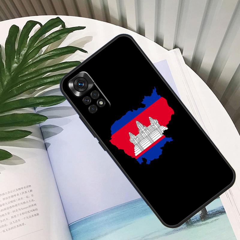 

Cambodia Flag Funda For Xiaomi Redmi Note 14 13 10 11 12 15 Pro Plus Case For Redmi 15 13C 12C 10C 14C 15C Redmi Note 14 5G