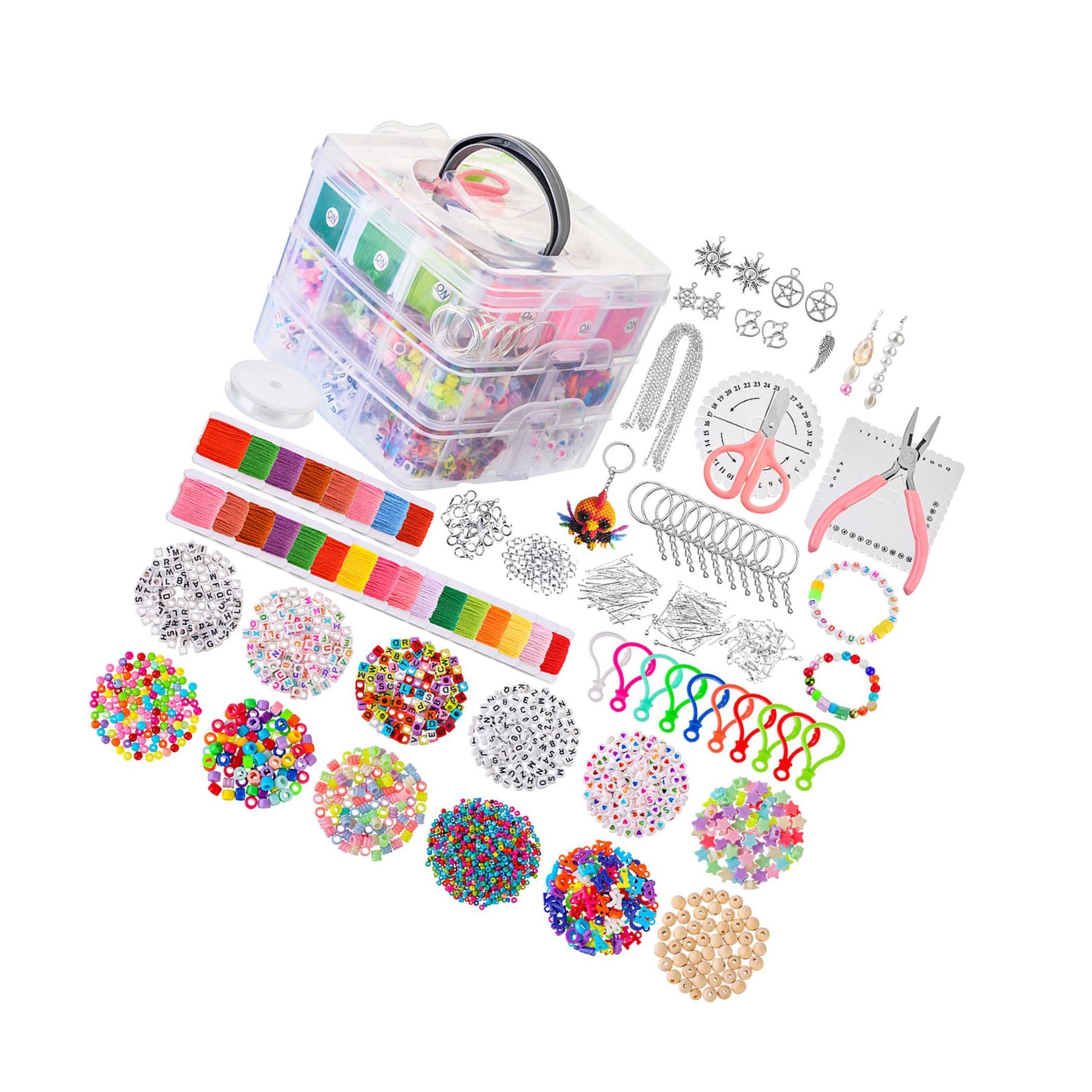 

Spacer Beads Jewelry Making Girls Colorful Handmade Necklace Crafting Set